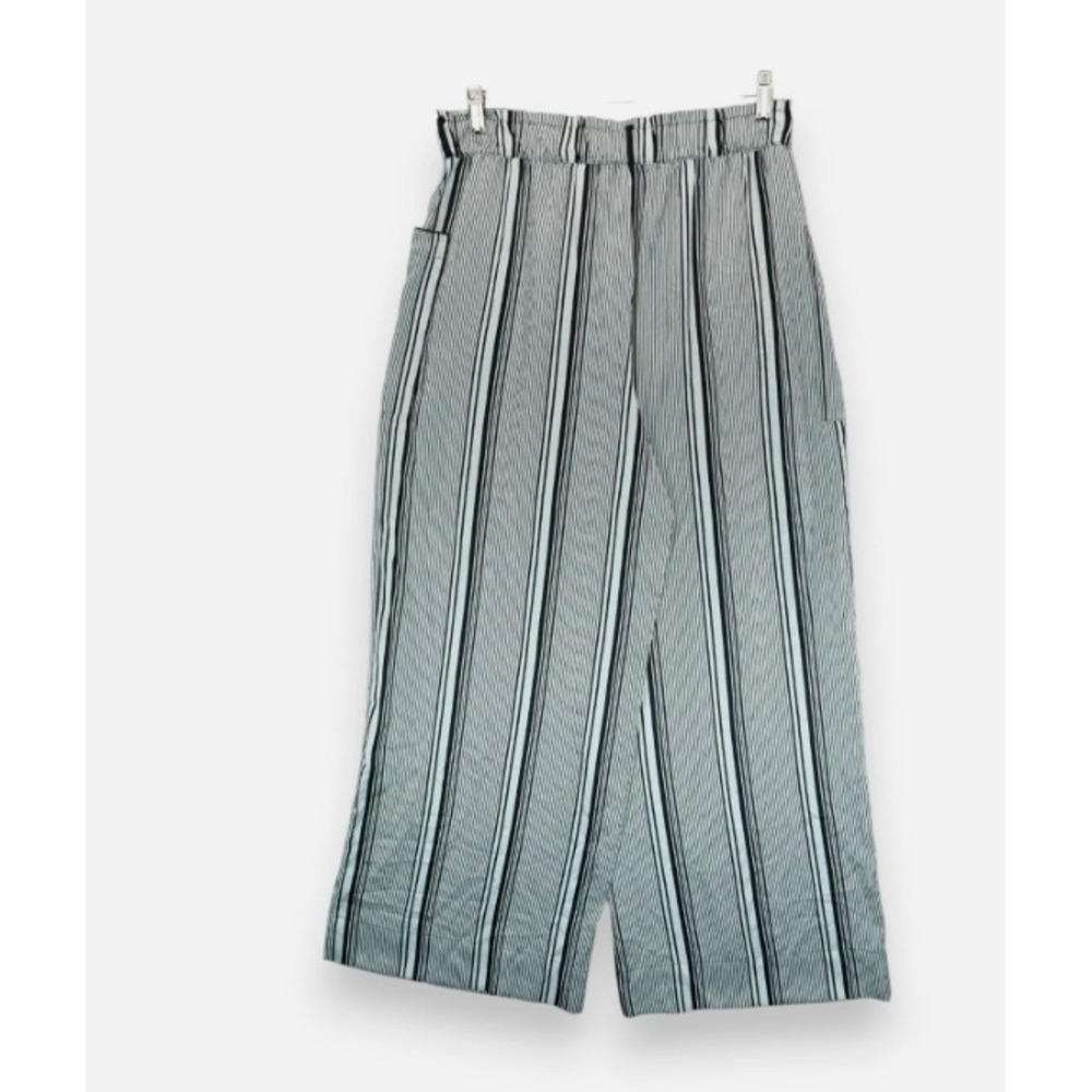 Victoria Secret‎ Silky Striped Wide Leg Lounge Pants Women's Large - Picture 2 of 3